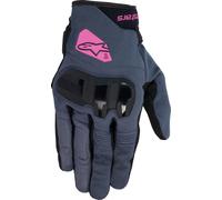 Guanti da moto Alpinestars Chrom V2 da donna grigio scuro-nero-viola S