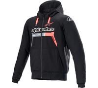 Alpinestars Chrome Ignition Giacca tessile moto, nero/rosso, Taglia XXL