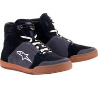 Scarpe moto Alpinestars CHROME Nero asfalto Gomma Blu 9.5