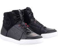 Alpinestars Stella Chrome Drystar Scarpe da moto impermeabili da donna, nero-rosa, taglia 46 per donne