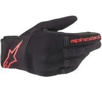 Alpinestars Copper Guanti da moto, nero/rosso, Taglia L