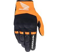 Alpinestars Copper Honda, guanti XL male Nero/Arancione