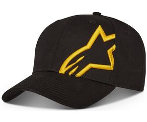 Alpinestars Corp Snap 2 Cap, nero/giallo, Taglia unica