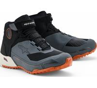 Alpinestars CR-X, scarpe Drystar 8 US male Nero/Grigio Scuro/Bianco/Bronzo
