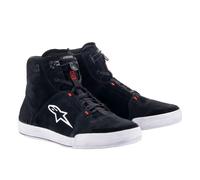 Scarpe moto Alpinestars CHROME Nero Grigio freddo Rosso fluo 8