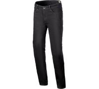 Alpinestars Cult-8 Stretch Denim Pantaloni tessili moto, nero, Taglia 32