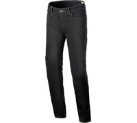 Alpinestars Cult-8 Stretch Denim Pantaloni tessili moto, nero, Taglia 34