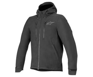 alpinestars Domino Da Moto C/Capp. Tech Felpa uomo nero, taglia XL