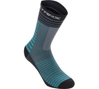 Alpinestars Drop 19 Calzini, nero/blu, Taglia S