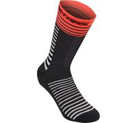 Alpinestars Drop 19 Calzini, nero/rosso, Taglia S