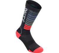 Alpinestars Drop 22 Calzini, nero-rosso, taglia L per maschi