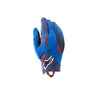 Guanti da moto Alpinestars Durack blu-grigio scuro-arancione L