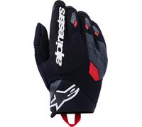Alpinestars Durack Guanti da motocicletta, nero/grigio/rosso, Taglia M
