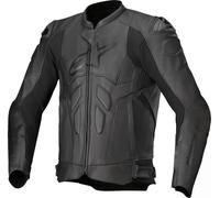 Alpinestars Dusk Giacca in pelle da moto, nero, Taglia 60