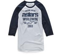 Alpinestars Entice Manica lunga, bianco/blu, Taglia M