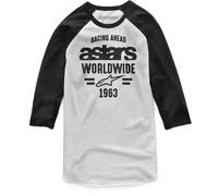 Alpinestars Entice Manica lunga, bianco/nero, Taglia S