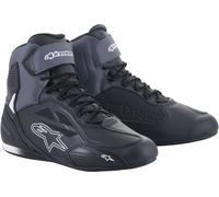Alpinestars Faster-3 DryStar Scarpe Moto, nero-grigio, taglia 42 per maschi