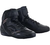 Alpinestars Faster 3 Rideknit Scarpe da moto, nero-grigio, taglia 45 per maschi