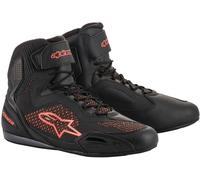 Alpinestars Faster 3 Rideknit Scarpe da moto, nero-rosso, taglia 41 per maschi