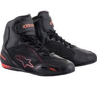 Alpinestars Faster 3, scarpe Drystar 9 US male Nero/Rosso Fluo