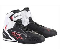 Alpinestars Faster-3 Shoes Black White Red, Stivali da Moto 41