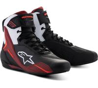 Alpinestars Faster 4, scarpe 8.5 US male Nero/Bianco/Rosso Scuro