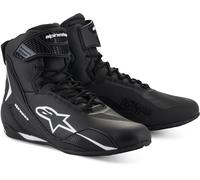 Alpinestars Faster-4 Scarpe da moto, Bianco/nero, Taglia 11