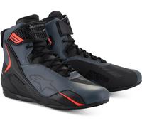 Alpinestars Faster-4 Scarpe da moto, nero/grigio/rosso, Taglia 11