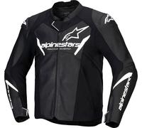 Giacca Pelle FASTER V3 Nero Bianco ALPINESTARS - AN: 48