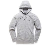 Alpinestars - Felpa con Cappuccio da Donna, Senza Effetto Pile, Grigio Melange, L