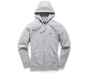 Alpinestars - Felpa con Cappuccio da Donna, Senza Effetto Pile Grigio Melange M
