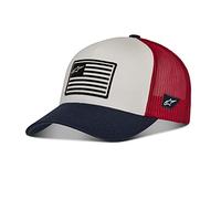 Alpinestars Flag Snapback Trucker Hat Cappellino da Baseball Uomo con Chiusura a Scatto sul Retro Taglia Unica