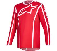 Alpinestars Fluid Apex, maglia XXL male Rosso/Bianco
