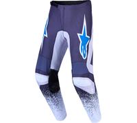 Alpinestars Fluid Drag Pantaloni da motocross, nero/grigio/blu, Taglia 38
