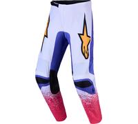Alpinestars Fluid Drag Pantaloni da motocross, viola/giallo/rosa, Taglia 34