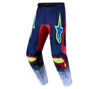 Alpinestars Fluid Drag Pantaloni da motocross, blu/rosso/bianco, Taglia 38