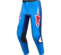 Alpinestars Pantaloni da motocross Fluid Grid Blu-Rosso-Bianco Taglia 36