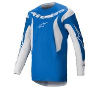 Alpinestars Fluid Haul maglia da motocross blu e bianca 2XL