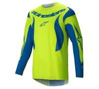 Alpinestars Fluid Haul maglia da motocross giallo-blu 2XL