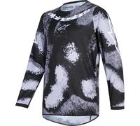 Maglia da motocross per bambini Alpinestars Fluid Lahnd - Grigio-Camo S