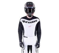 Alpinestars Fluid Lurv Maglia Motocross (White/Black,S)