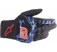 §Guanti Moto Alpinestars FQ20 Copper Nero-Blu-Rosso§