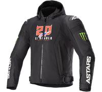 Alpinestars FQ20 Zaca Air Monster Giacca tessile moto, nero-bianco, taglia S per maschi