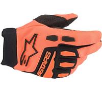 Alpinestars Full Bore Guanti Motocross Giovani, nero-arancione, taglia L