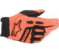 Alpinestars Full Bore Guanti motocross, nero-arancione, taglia L per maschi