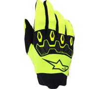 Guanti da motocross Alpinestars Full Bore V2 Youth/Kids giallo fluo-nero XS