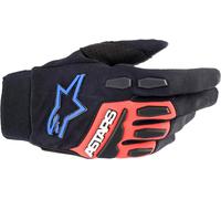 Alpinestars Full Bore XT Guanti da motocross, nero-rosso-blu, taglia L per maschi