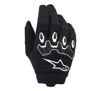 Guanti da motocross Alpinestars Full Bore V2 Youth/Kids neri-bianchi XS