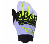 Alpinestars Full Bore V2 Guanti da motocross giovanile, porpora-giallo, taglia 3XS