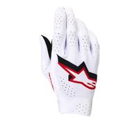 Alpinestars Supertech 2026 Guanti da motocross, nero-bianco-rosso, taglia S per maschi
